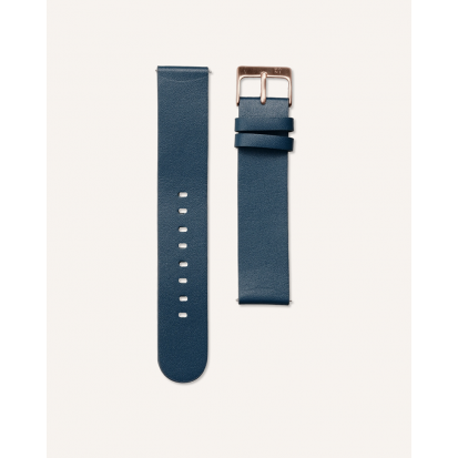BLUE NAVY LEATHER 20MM 